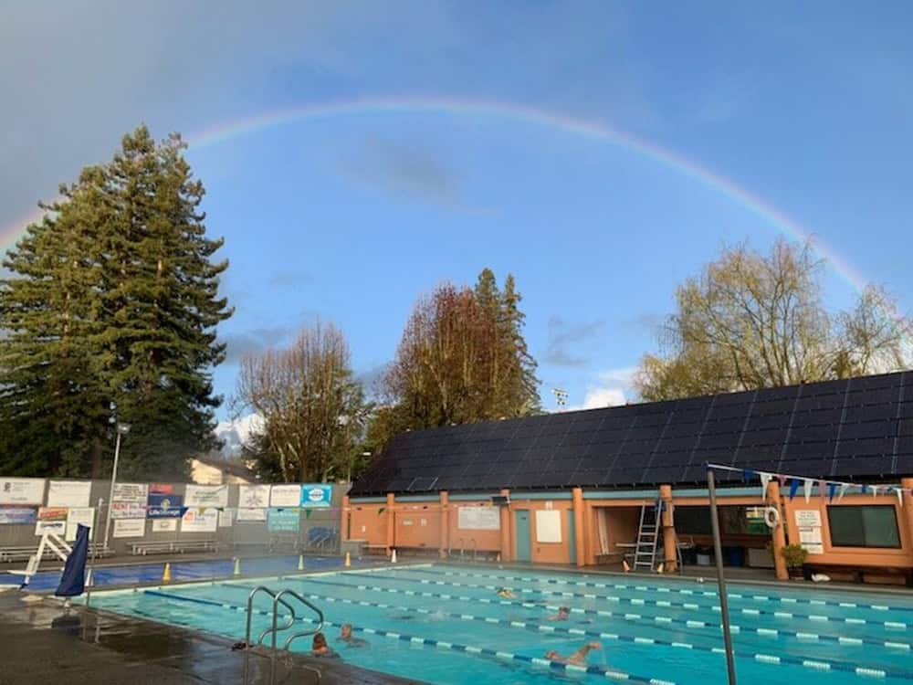 Ives Pool in Sebastopol, CA.